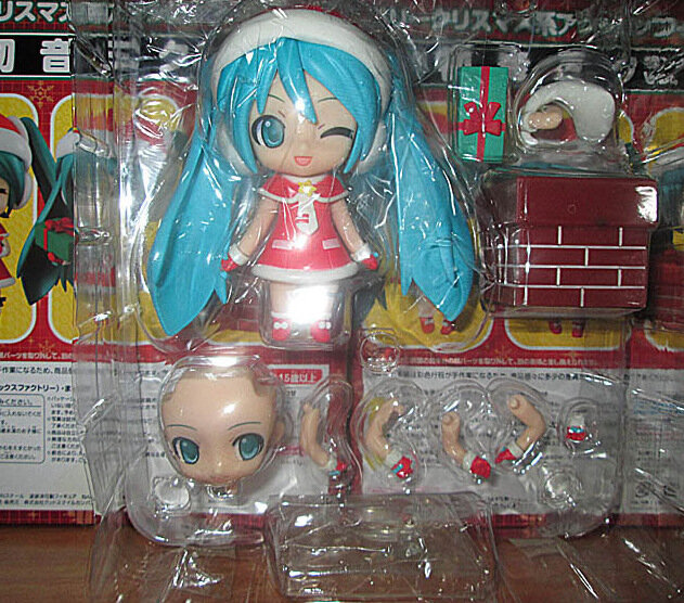 10cm Kawaii boże narodzenie gril lalki Anime miku Sakura figurki zabawki dziewczyny lalki pcv rysunek modele na prezent