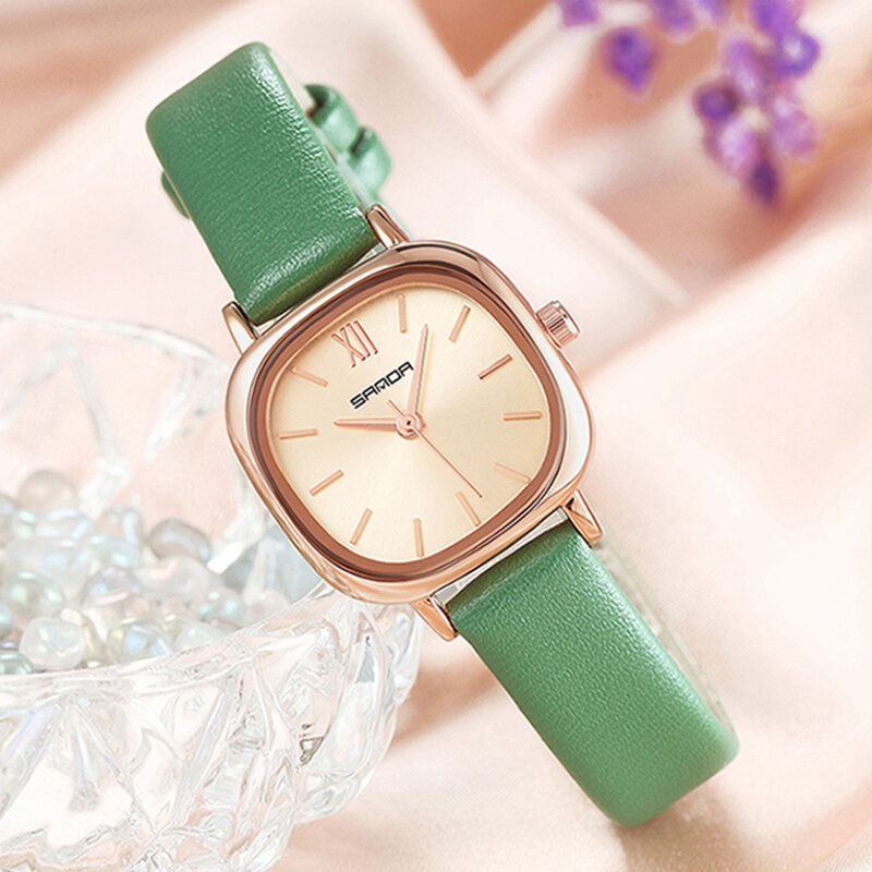 최고 브랜드 럭셔리 여성 시계, 여성 캐주얼 쿼츠 시계, 심플한 비즈니스 스타일 손목 시계, 여성 시계