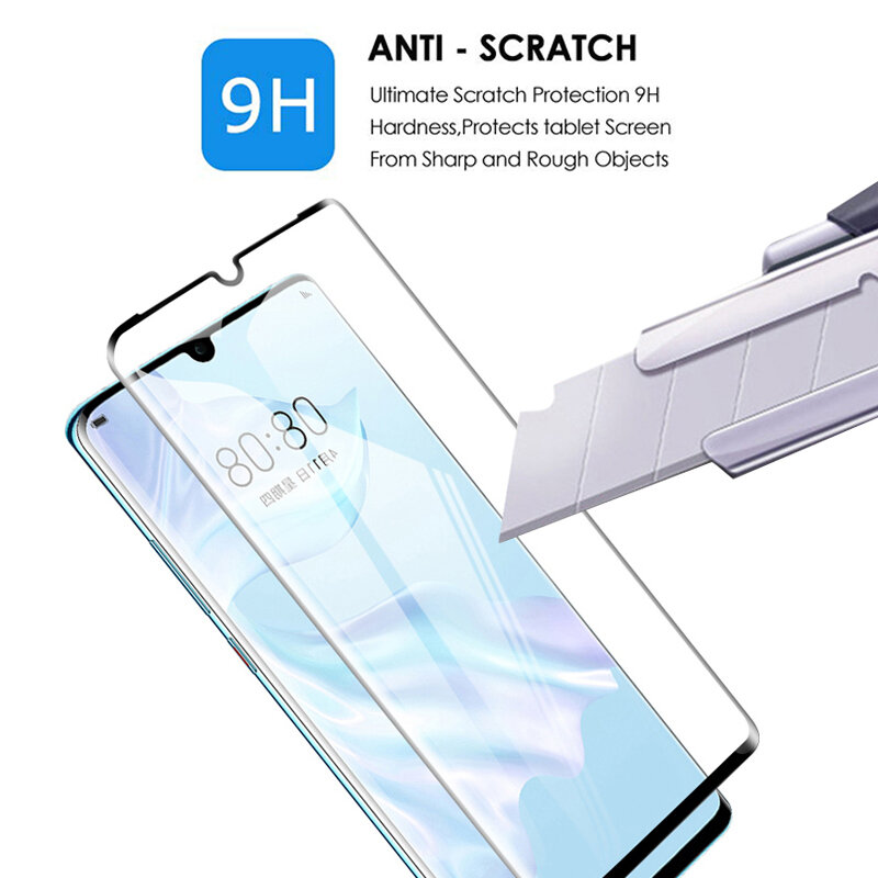 20D Curved Tempered Film for Mate 40 30 30E Screen Protectors for Huawei P30 Pro P30E P40 Nova 7 5G Glass on Honor 30 Pro Plus