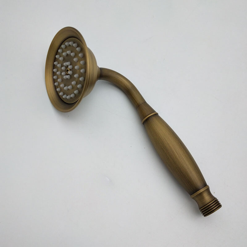 Pommeau de douche à main en cuivre, Imitation de téléphone de Style européen rétro, Rose or, Interface universelle Durable H8199