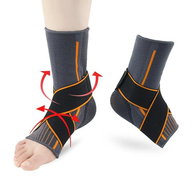Esportes de náilon tornozelo manga de malha quente correndo basquete das mulheres dos homens entorse bandagem compressão guarda tornozelo perna mangas corrida