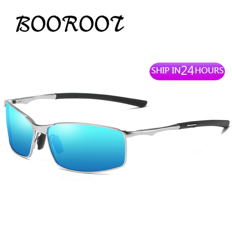 Booroot Gafas De Sol Polarizadas Con Montura De Aleación Para sunglasses 