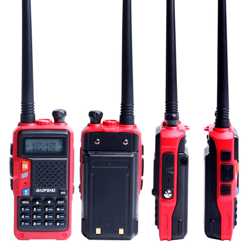 2021 nova baofeng BF-B3 mais atualização de BF-B3 mais 4800mah ip67 à prova dip67 água walkie talkie tri-band longo jogado rádio poderoso