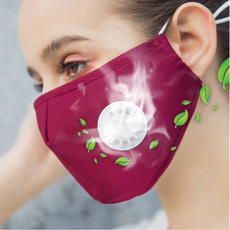 Maschere lavabili per adulti Masque per feste di natale con valvola e filtro cubrebocas Halloween cosplay Mascara maschera protettiva in cotone