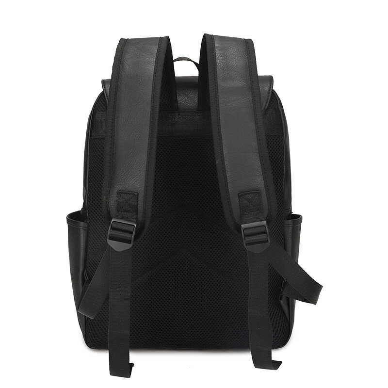 YILIAN Senior leather leisure backpack fashion large capacity men's sports versatile shoulder computer business