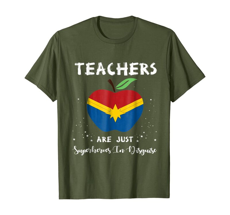 Учителя просто Супергерои в маскировке Смешные учительские футболки