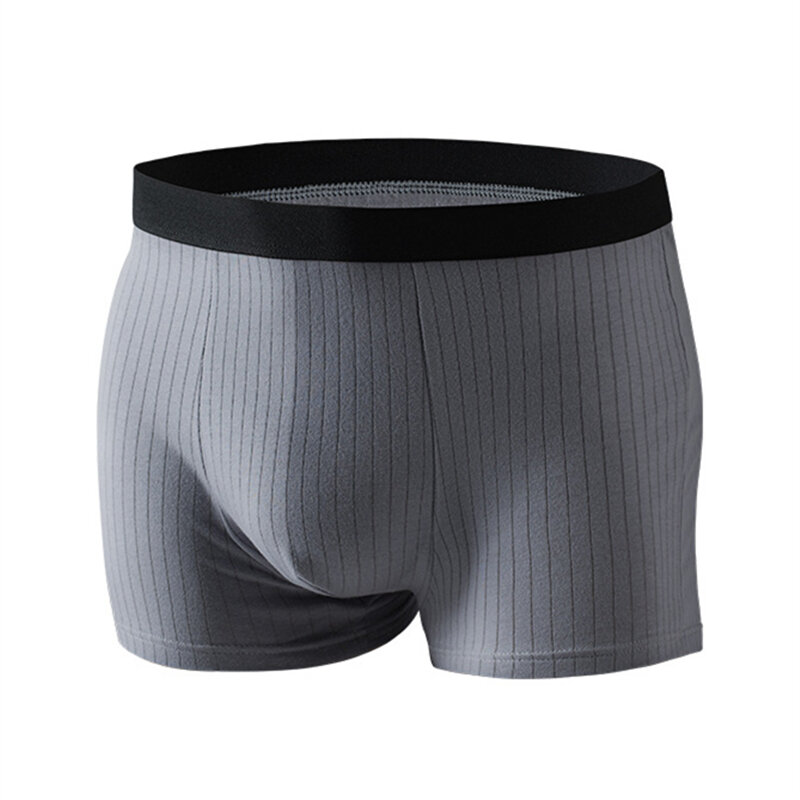4 pçs boxer shorts underwear dos homens calcinha de algodão dos homens cuecas para o sexo masculino sexy sólido respirável boxers tamanho grande lote macio