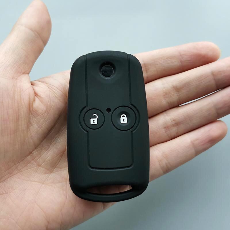 Coque de protection en silicone pour porte-clés, pour Honda Accord CRV 2014 Odyssey Jazz Civic City, télécommande pliable à 2 boutons