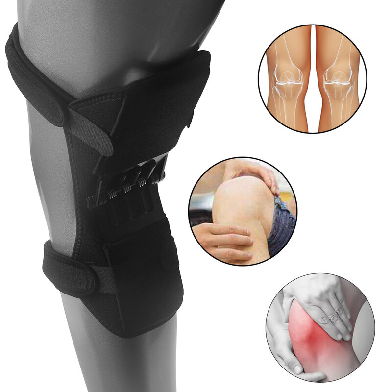 1 Pasang Pelindung Ergonomis Mendaki Anti-selip Bantalan Pelindung Lutut Penahan Jongkok Olahraga Bantalan Pelindung Gunung Luar Ruangan