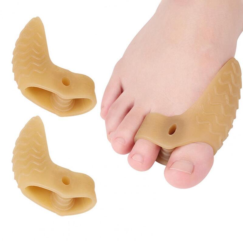 1คู่ Toe Separator Breathable สูงยืดหยุ่น Soft Toe Separator Adjuster Foot Care Toe Treatment Straightener Corrector
