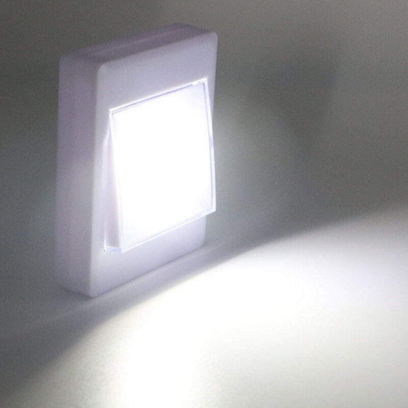 3 واط COB وحدة إضاءة LED جداريّة التبديل اللاسلكية خزانة لاسلكي عكس الضوء ليلة ضوء بطارية تعمل MD7