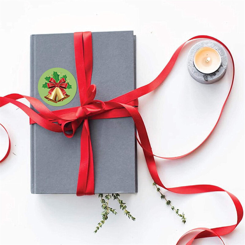50-500 sztuk Christmas Gift naklejki uszczelniające Snowflake w kształcie bałwanka pamiętnik naklejki do scrapbookingu Party dekoracyjne prezenty etykiety Tag