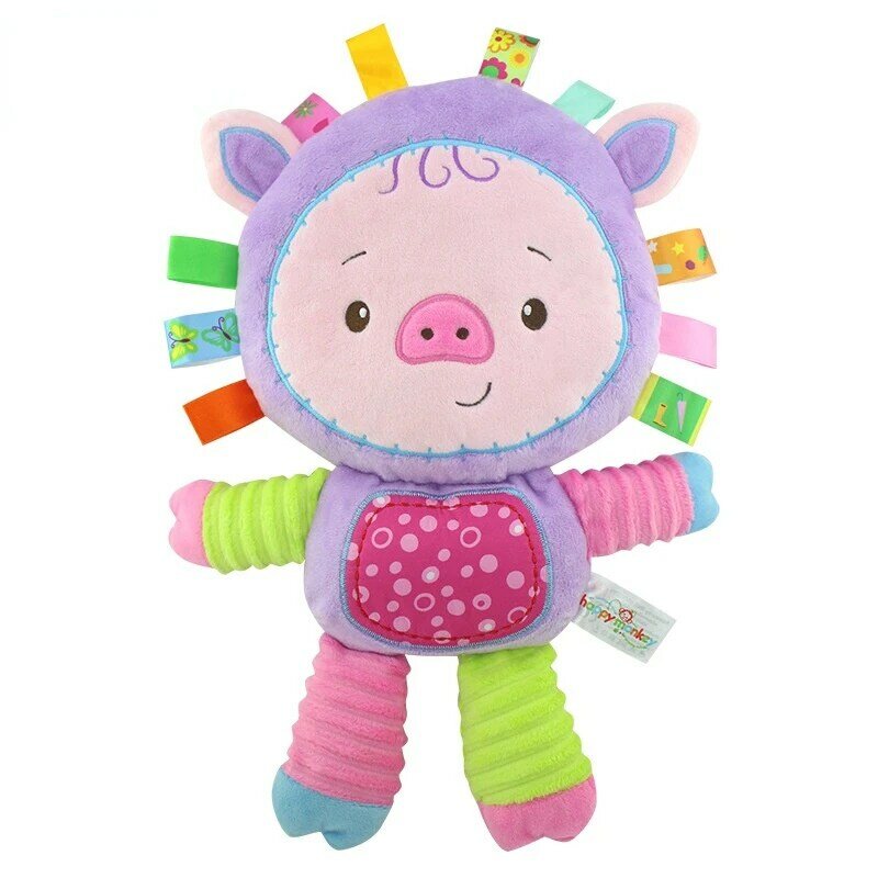 귀여운 새로운 카와이 봉제 장난감 Bb 종이 동물 돼지 사자 토끼 원숭이 진정 신생아 인형 어린이용, 신제품