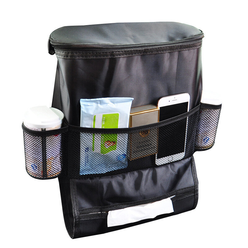 Car Back Seat Organizer Storage Bag for Kids Waterproof Baby Feeding Bottle Thermal Bag Car Seat Multi Pocket Hanging Pouch