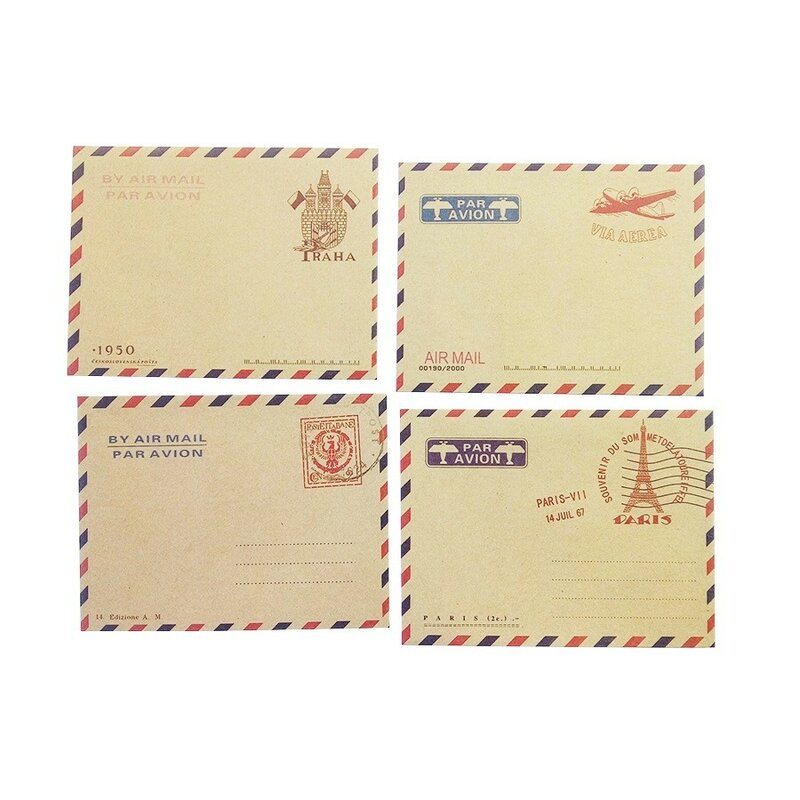 10 teile/los Schöne 98*74mm Vintage Mini Gebäude Brief Papier Für Karte Scrapbooking Geschenk Mit Nizza Papier