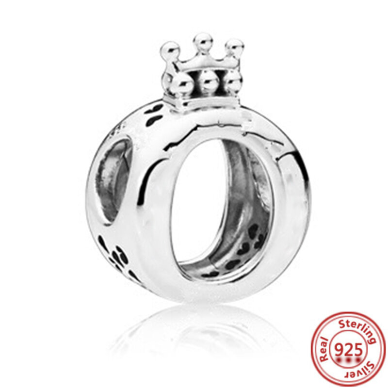 Nuovo 925 argento classico piuma stella luna catena di sicurezza fai da te perline Fit originale Pandora braccialetto di fascino ciondolo gioielli moda donna