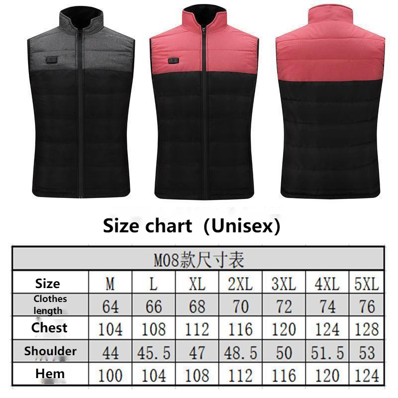 New Winter Self Heated Vest high quality heated jacket man 2021 Hooded USB Electric veste chauffante Warm Cloth Men Women