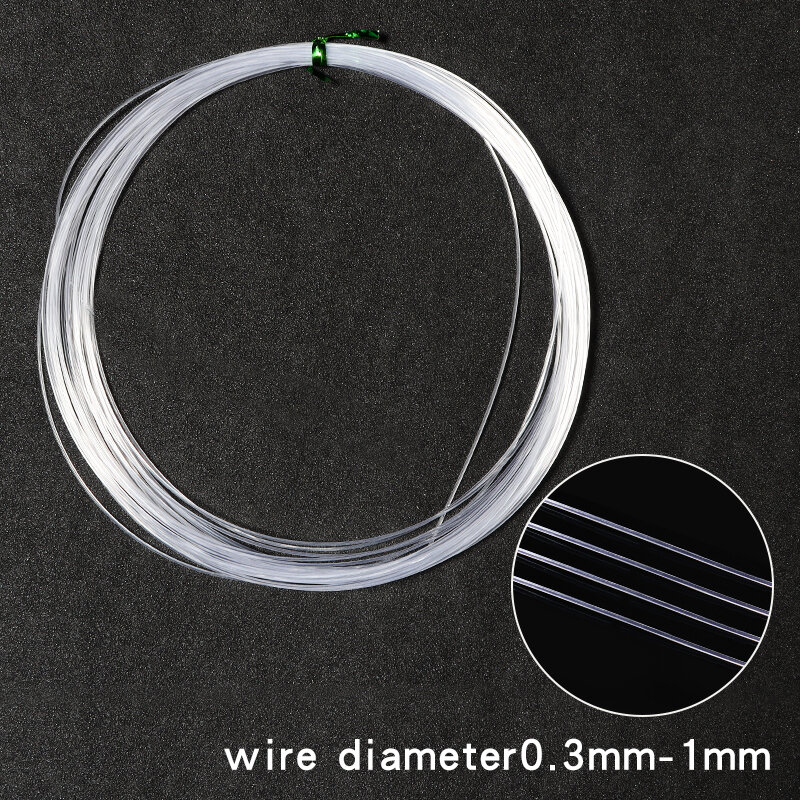 1 Roll Vis Lijn Draad Clear Non-Stretch Nylon String Kralen Cord Draad Voor Sieraden Maken Supply Wire Cord voor Bead Groothandel