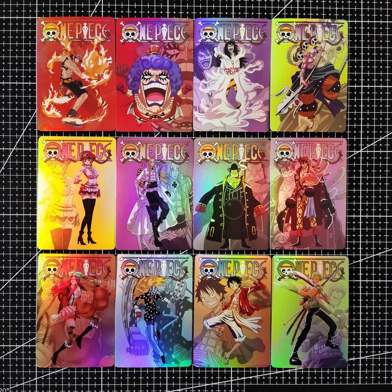 53 pçs/set ACE One Piece Monkey D.Luffy Roronoa Zoro Passatempo Colecionáveis Cartões de Jogo Anime Coleção