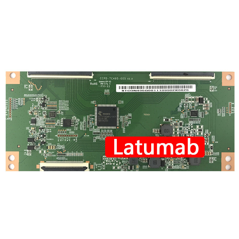 Latumabオリジナルt-conボードCCPD-TC495-005 V3.0 STCON495C001 CC495PU1L01ため論理ボード画面