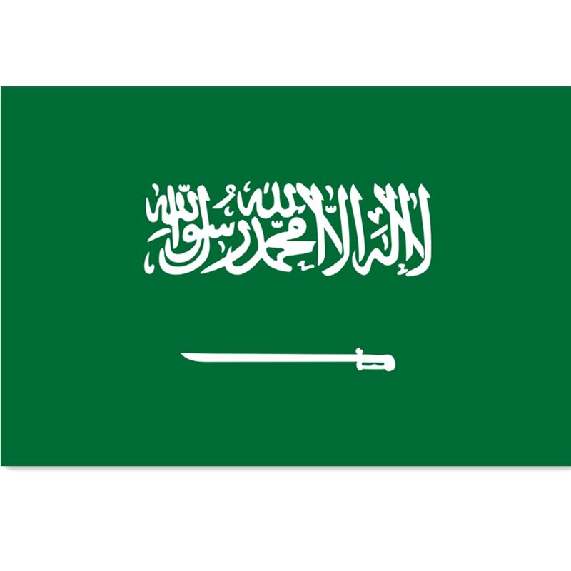 Drapeau de l'arabie saoudite pour la décoration, 60x90cm/90x150cm/120x180cm