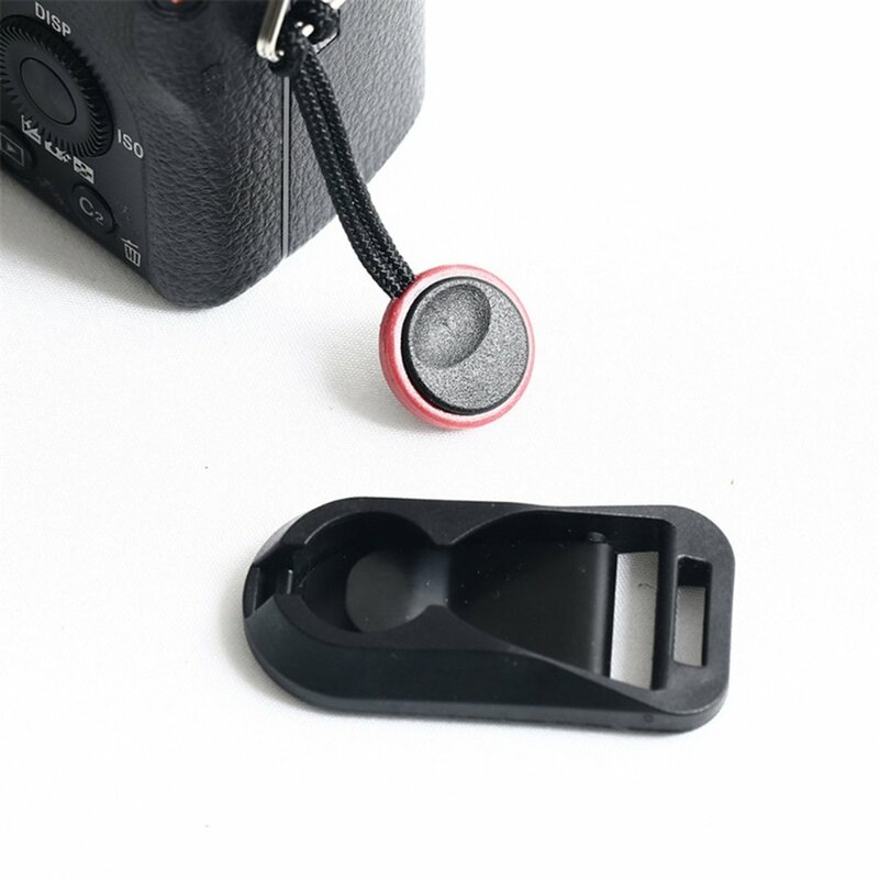 Conector de liberação rápida da forma redonda com base para acessórios práticos da câmera da correia do ombro da câmera