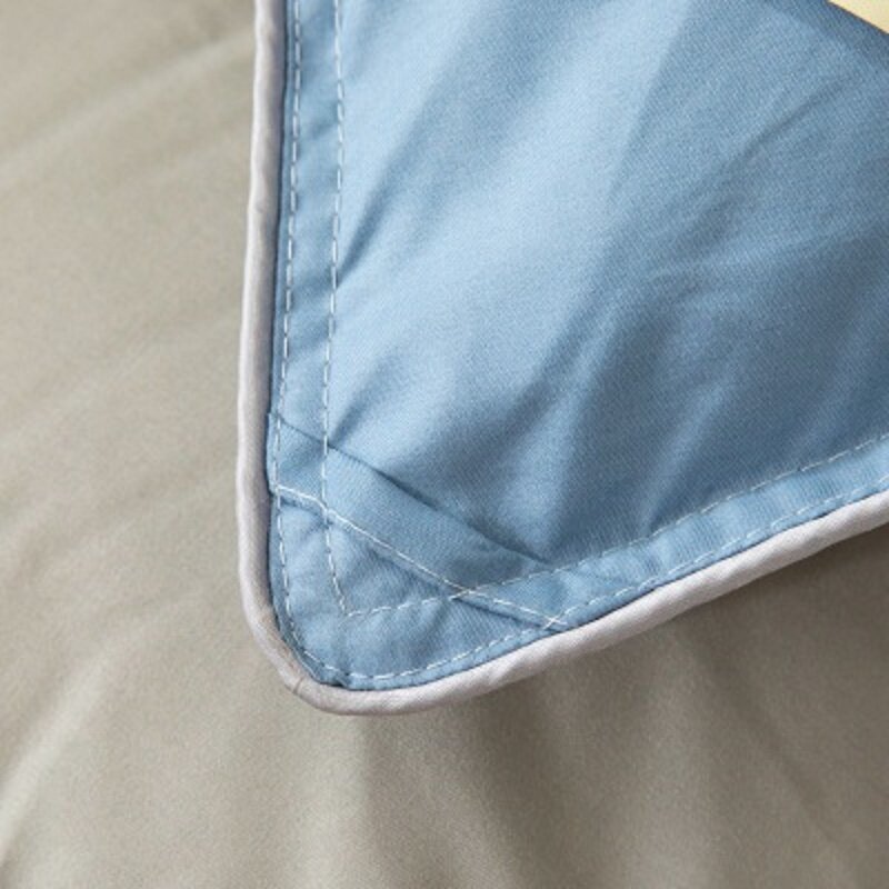 Vier Jahreszeiten 100% Gänsedaunen Gefüllt quilt Einzigen doppel größe Tröster Winter Dicke Decke Einfarbig perfekte komfort