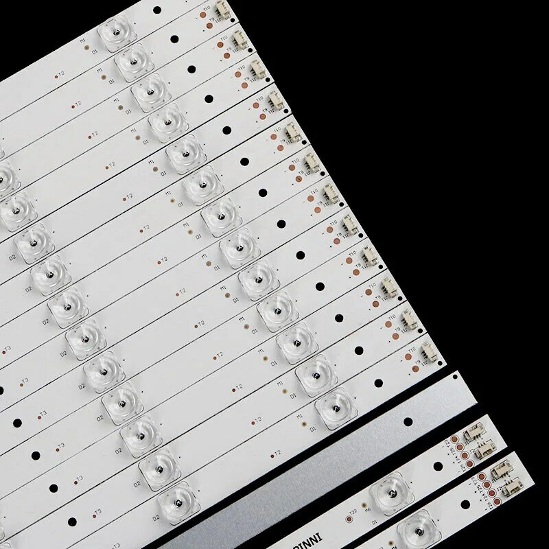 Tira de luces originales para haier U55A5 U55H3, led55d7-07, un juego de 14 (12 7 luces + 2 8 luces) es de 55,7 cm lo, nuevo y original
