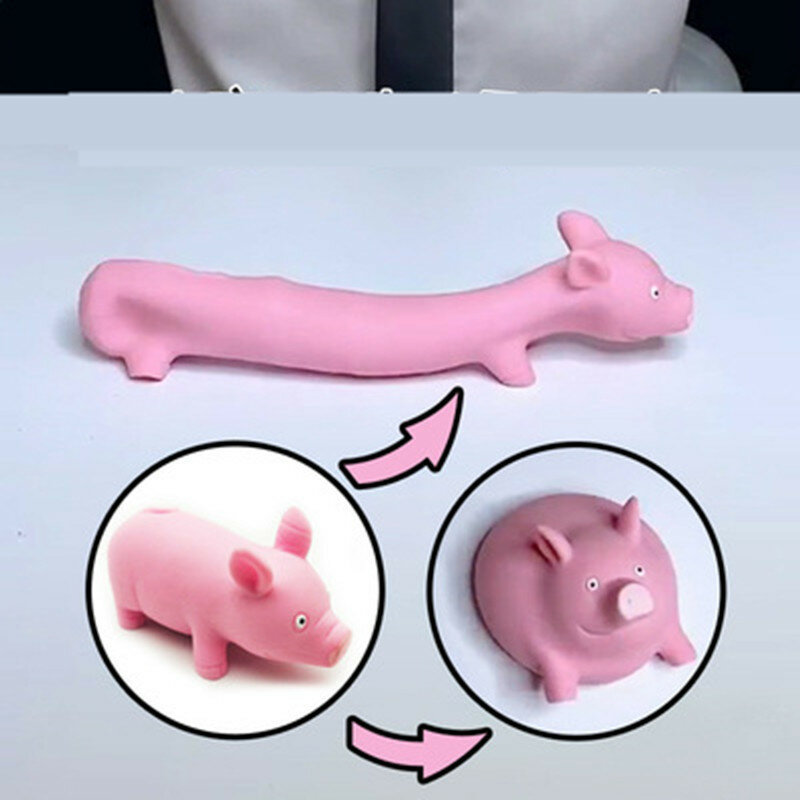 Spaß Kreative Niedlichen Tier Schwein Stress Relief Squeeze Ball Reliever Spielzeug Niedlichen Tier Anti-Stress-Ball Für Lustige Geschenke
