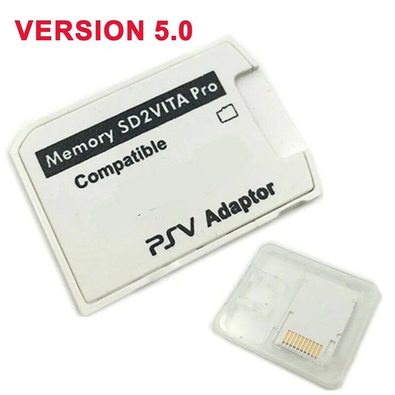 الإصدار 6.0 / 5.0 من بطاقة ألعاب PSVita 1000 محول تلفزيون 2000 PSV نظام 3.60 بطاقة ألعاب SD SD2VITA لـ PS Vita بطاقة ذاكرة TF