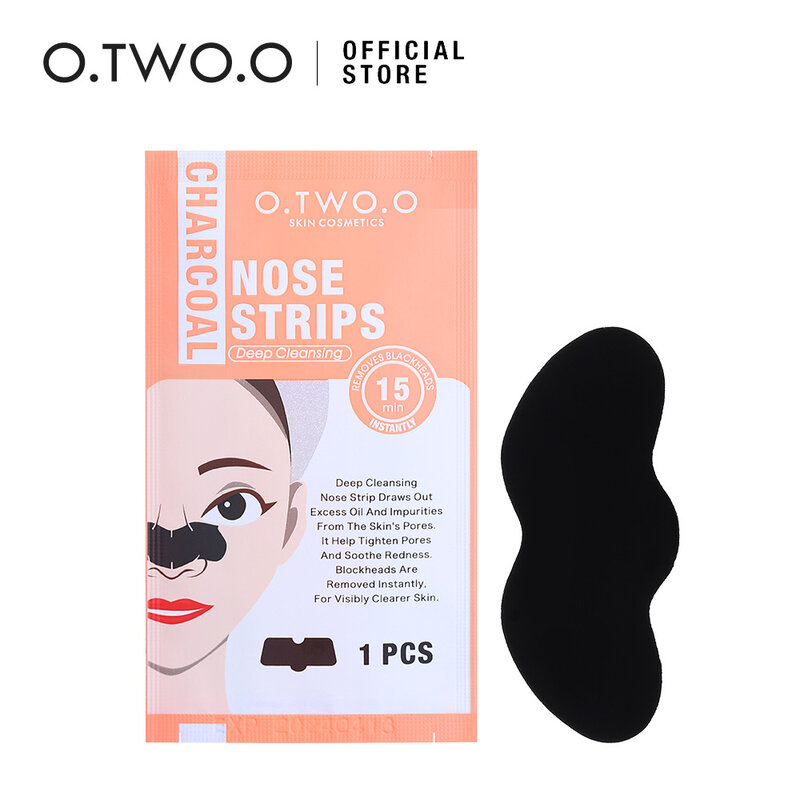 1pc Bamboo Charcoal Blackhead Remover Mask Blackhead Spots Acne Treatment Mask Nose Sticker Cleaner Nose Pore Deep Clean Strip