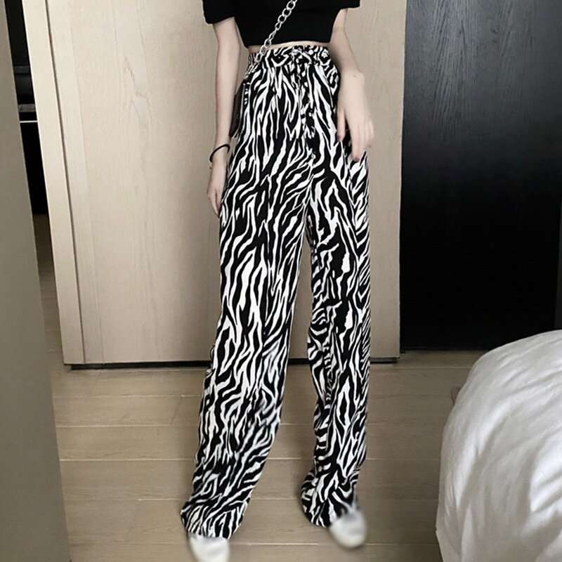 2021 nuovi pantaloni Casual donna Plaid dritto allentato stile coreano studenti Vintage Chic Preppy Streetwear adolescenti moda Ins BF