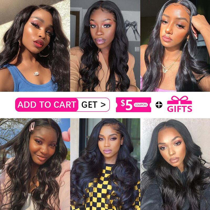 30 32 Inch Body Wave 13X6 Transparent Glueless Lace Front Wig Brazilian Natural Human Hair 13x4 Lace Frontal Wig 4X4 Closure Wig
