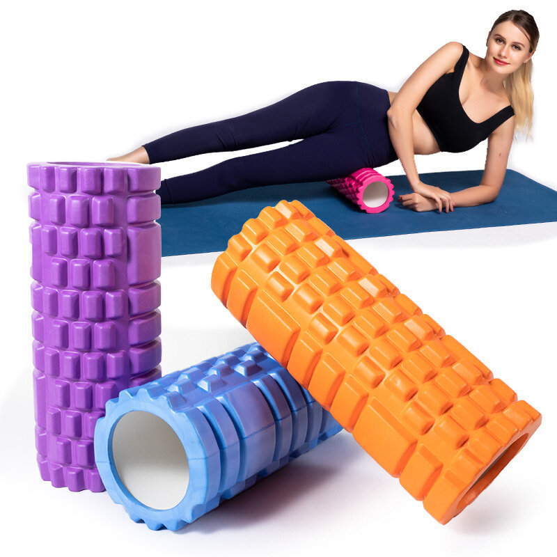 Rodillo de espuma para ejercicio,columna de 30cm para Yoga,Pilates,rodillo de masaje muscular,bloque de Yoga suave,rodillo de espuma adelgazante 