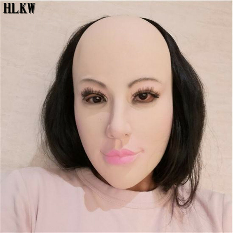 Masque de poupée en peau réaliste pour femme, masque de beauté en Latex, pour adultes