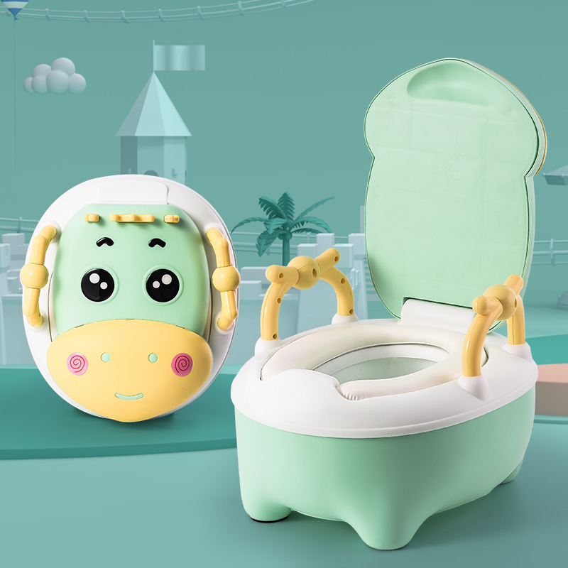 Toilet Seat for Baby Boy Girl Cartoon Children's Pot PVC Portable Toilet for Kids Pot Training Potty Travel Pots for Children