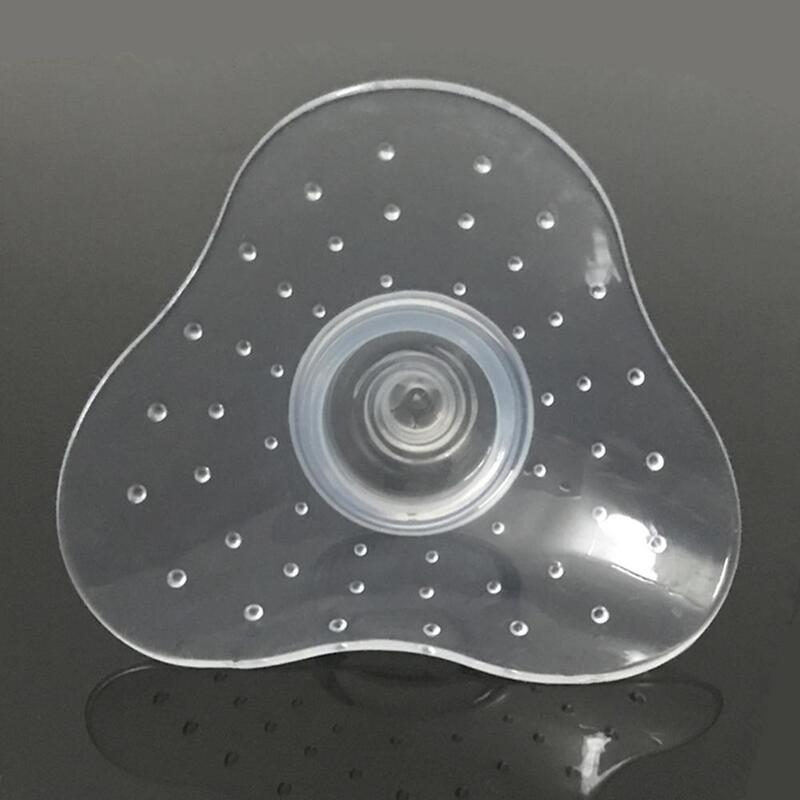 Nueva lactancia materna protector de boquilla Triangular pétalos de silicona transparente bomba de pecho de silicona pezón accesorios de bomba de mama