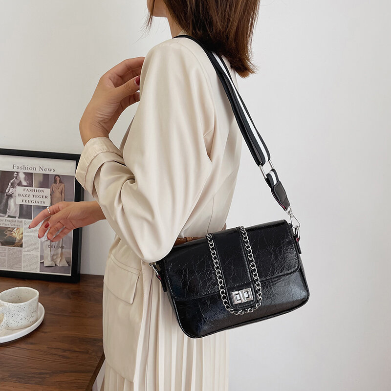 Новинка 2021, модная дизайнерская сумка через плечо, женская маленькая сумочка, серебристые сумки через плечо из искусственной кожи для женщи...