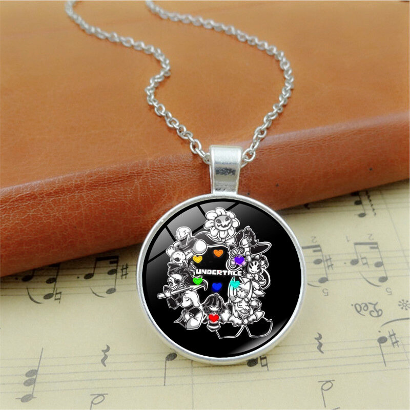 Game Undertale Pendant Cosplay Prop Jewelry Necklace Accessories