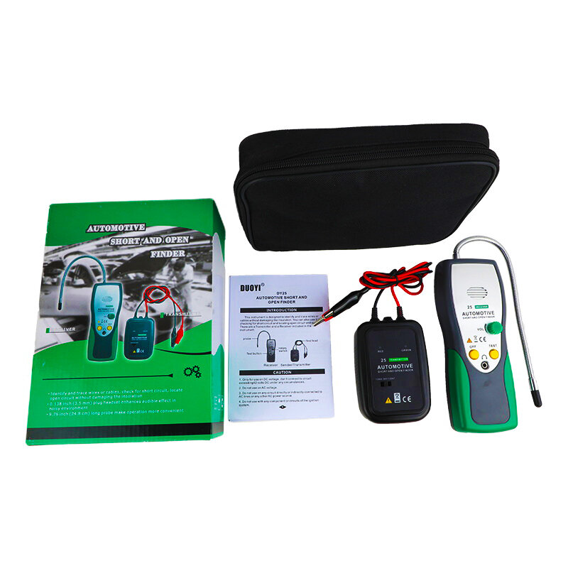 DUOYI DY25 for Short Circuit Following and Locating Circuit Cables Tester Tracer Diag 2 Wire Type PK EM415pro Car Repair Tools