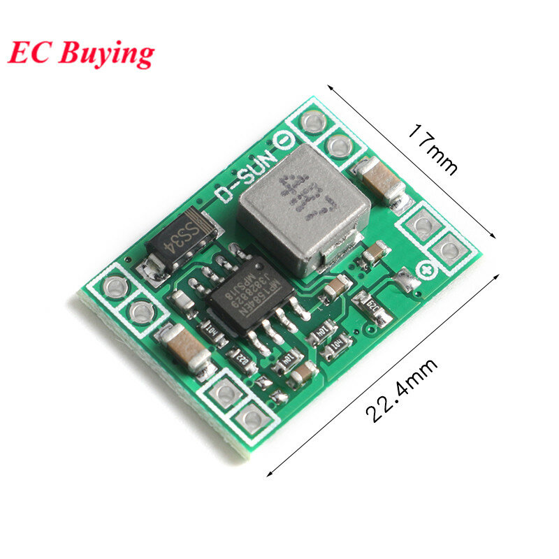 10pcs/lot Ultra-Small Size DC-DC Step Down Power Supply Module 3A Adjustable Step-Down Module Replace LM2596