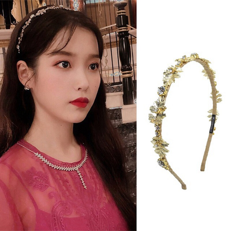 Bandeau élégant en cristal brillant pour filles, nouveau Style coréen, accessoires pour cheveux, tempérament féerique, 2019