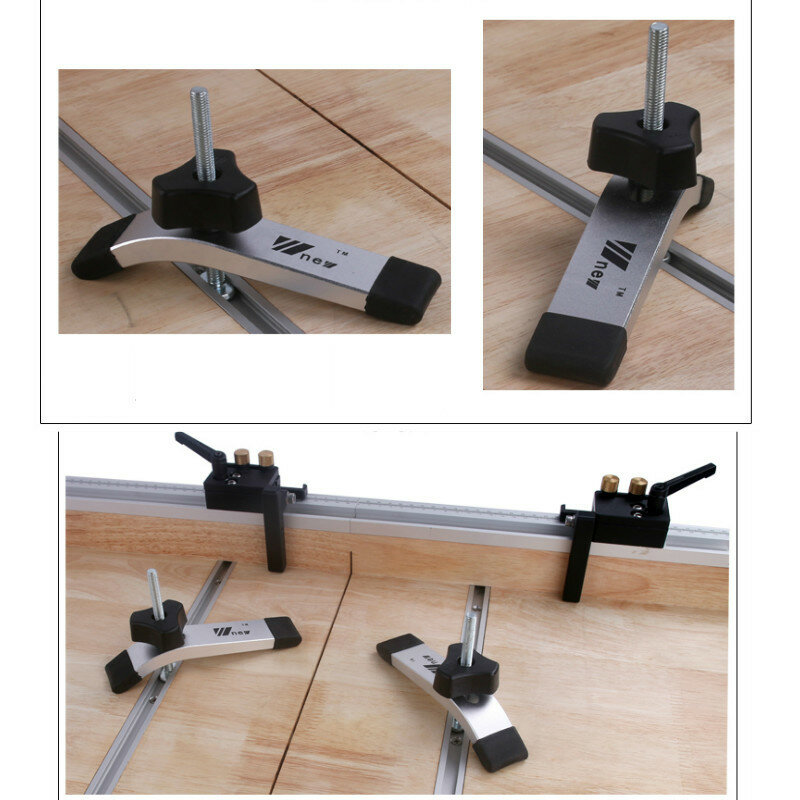 Cingoli a T con scanalatura a T in lega di alluminio cingoli a T per la lavorazione del legno sega/Router tavolo banco da lavoro tipo-19