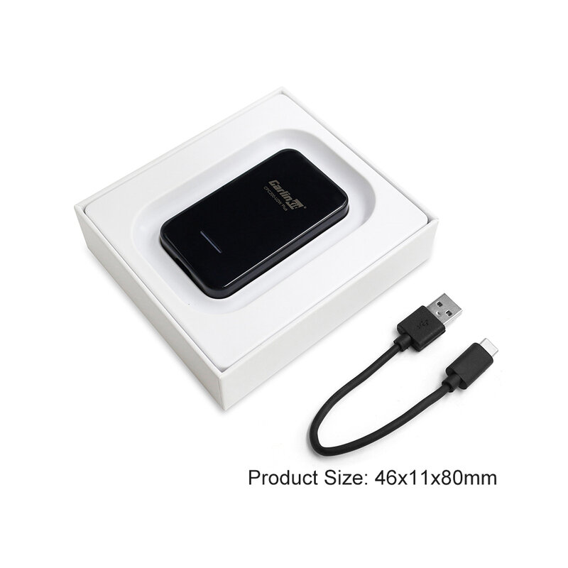 Carlinkit-conexión inalámbrica para coche, actualización USB 2,0, IOS, 13 Apple CarPlay, Original, CarPlay con cable a Carplay
