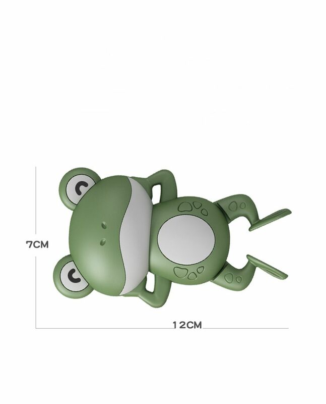 0-12 7*12cm Months Cute Baby Bath Toys Kids Swimming Pool Water Game Wind-up Clockwork Animals Frog Children Water Toys Gifts