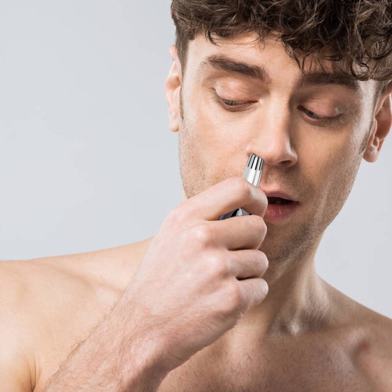 STYTON-recortador de belleza Facial para hombres, afeitadora Manual de acero inoxidable para nariz, afeitadora Vibrissa lavable, recortador de vello de oreja
