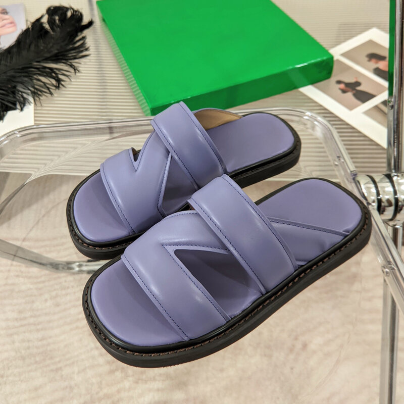 Sandales d'été à plateforme pour femmes, tongs de styliste, chaussures de gladiateur, de marque, Zapatos Mujer