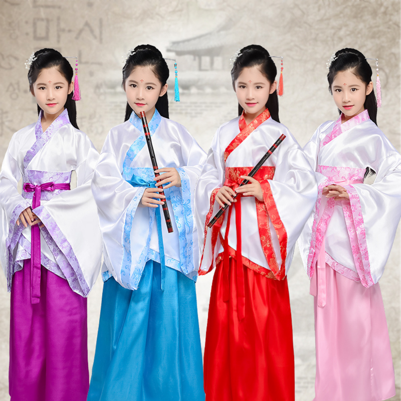 Chinesische kinder Neue Jahr Kostüme Weihnachten Abend Party Kleid Kinder Herbst Frühling Festival Prinzessin Kostüm für Mädchen