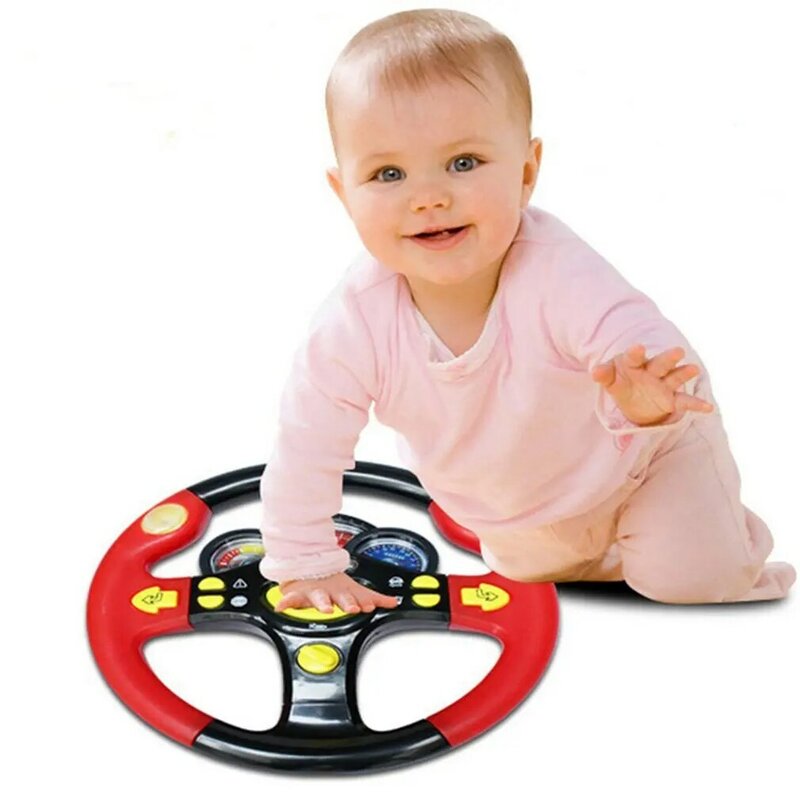 子供ステアリングホイールのおもちゃ赤ちゃん幼児教育駆動シミュレーション点滅ライト & サウンドエフェクト