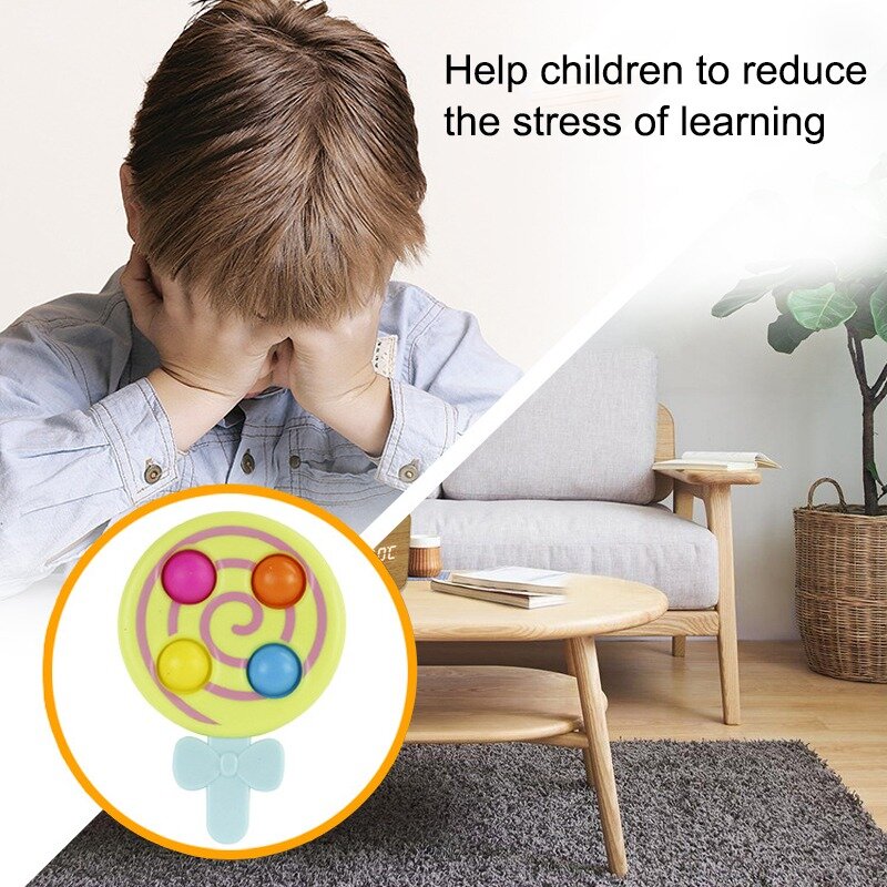 Bolha simples ondulação fidget brinquedo empurrar bolhas sensorial alívio do estresse brinquedo engraçado anti-stress brinquedos de mão para adultos crianças presente